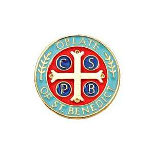  Oblate of St. Benedict pin 2570: Everything Else