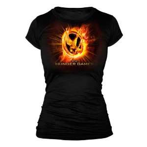  The Hunger Games Movie Jr?s Tee Fire Mockingjay medium 