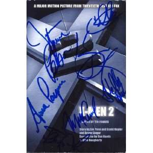  X MEN 2 Cast Autographed Signed X MEN 2 Book 10 SIGS 