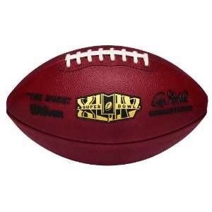 Wilson Super Bowl 44 Official Game Football:  Sports 