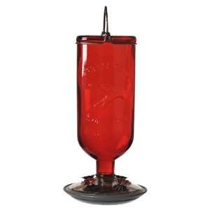  Perky Pet 8109 2 Red Antique Glass Bottle16 Ounce 