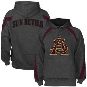 Arizona State Sun Devils Charcoal Varsity Hoody Sweatshirt:  