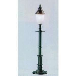  O Old Time Lamp Post, Frosted/Round/Green (3) Toys 