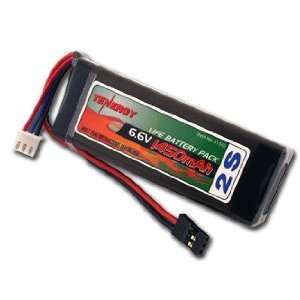   6V 1450mAh 2S Receiver Flat Pack Battery For RC Cars: Toys & Games