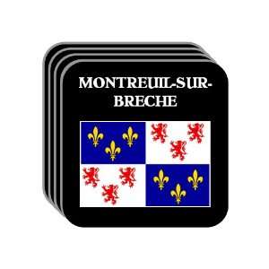  Picardie (Picardy)   MONTREUIL SUR BRECHE Set of 4 Mini 