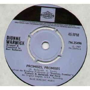  DIONNE WARWICK   PROMISES PROMISES   7 VINYL / 45 DIONNE 
