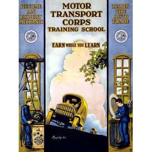  Motor Transport Corps 20x30 poster: Home & Kitchen