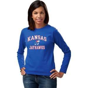 Kansas Jayhawks Womens Perennial Long Sleeve T Shirt  