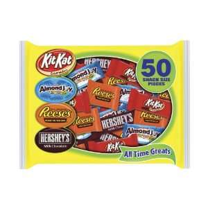 Hersheys All Time Greats Snack Size Assortment, 50 Piece, 26.8 Ounce 