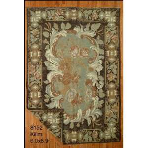  6x8 Hand Knotted Kilim N/A Rug   60x89: Home & Kitchen