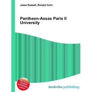  Pantheon Assas Paris II University Ronald Cohn Jesse 