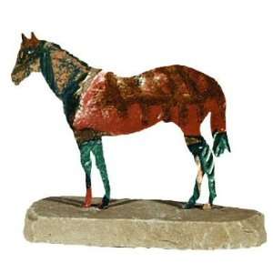  Stallion Horse Large Metal Rock Art: Home & Kitchen