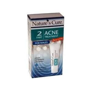   Cure Two Part Acne Treatment System for Males (1 Month Supply): Beauty