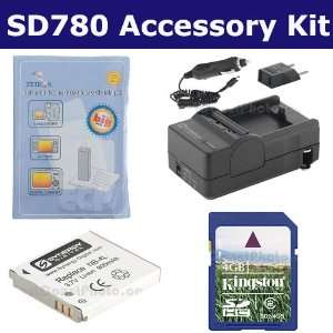  Canon Powershot SD780 IS Digital Camera Accessory Kit 