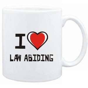  Mug White I love law abiding  Adjetives Sports 