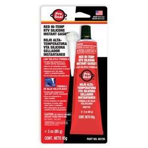 Super Glue Corp. N80726 Red Hi Temp RTV Silicone Instant Gasket  Pack 