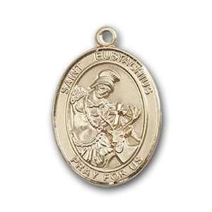  12K Gold Filled St. Eustachius Medal Jewelry