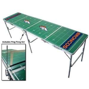  Denver Broncos NFL Tailgate Party Pong Table: Sports 
