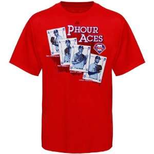  Philadelphia Phillies Phour Aces Youth T Shirt: Sports 