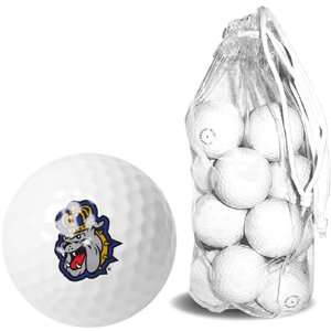  James Madison Dukes NCAA 15 Golf Ball Clear Pack: Sports 