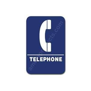  Telephone Sign Blue 1508: Home Improvement