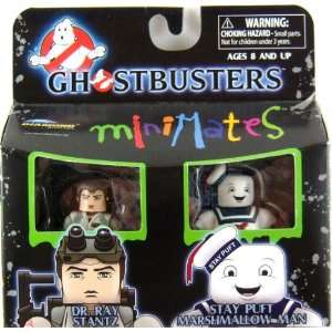   Minimates Dr. Ray Stantz & Stay Puft Marshmallow Man: Toys & Games