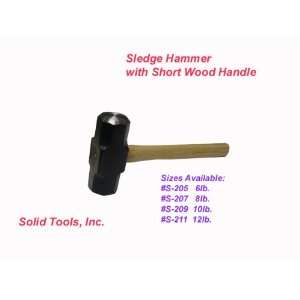 16lb. Sledge Hammer with 16 Wooden Handle: Home 