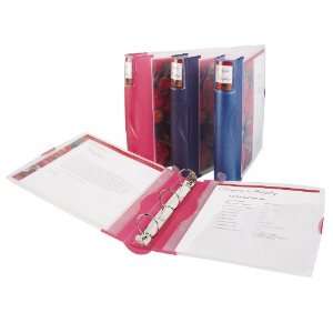   Free Round Ring, Assorted Colors, 4 Binders (17105): Office Products