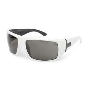   Sunglasses   White And Black Frame/Gray Lens   720 1807 Automotive