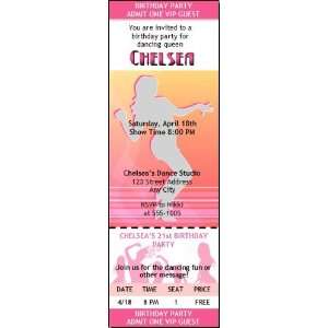  Dancing Queen Birthday Party Ticket Invitation: Everything 