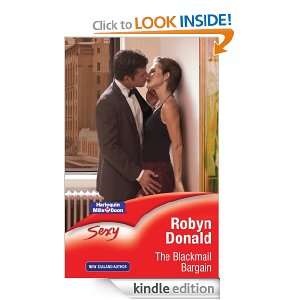 The Blackmail Bargain Robyn Donald  Kindle Store