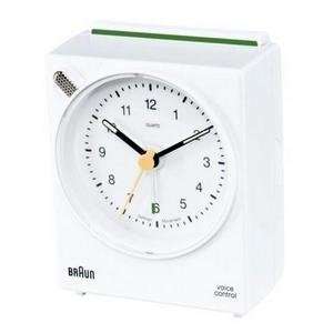 voice controlled alarm clock white BN C004 WH by braun 