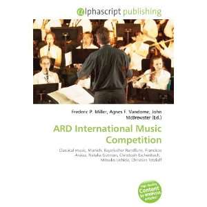  ARD International Music Competition (9786133615090) Books