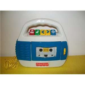   : Blue Fisher Price Kid Cassete Tape Player Recorder: Everything Else