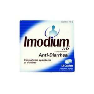  45029512 Antidiarrheal/Anti Gas Imodium A D Caplets 2mg 12 