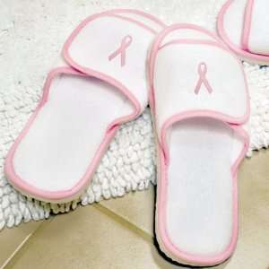  Wedding Favors Breast Cancer Slippers   Small Medium 