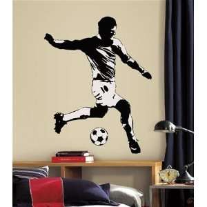  Soccer Player Large Wall Stick On: Kitchen & Dining