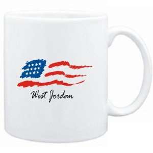  Mug White  West Jordan   US Flag  Usa Cities Sports 