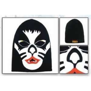   Beanie Hat Cap   Black OSFA Chriss Face Catman Logo: Sports & Outdoors