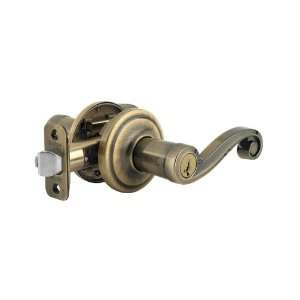  Kwikset 750LL 5S Keyed Entry Antique Brass: Home 