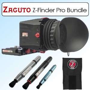  Zacuto Z Finder Pro 2.5x Optical Viewfinder Bundle Camera 
