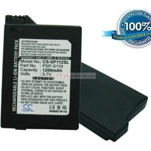  ion Battery fits Sony PSP 2th , Silm , Lite: MP3 Players & Accessories