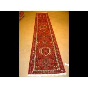  2x13 Hand Knotted Gharajeh/Karaja Persian Rug   136x25 