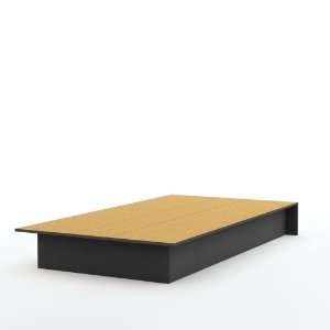   Libra Collection Twin 39 inch Platform Bed, Black: Home & Kitchen