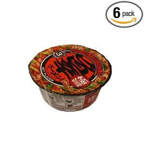 Shirakiku Ramen Cup Goku Uma Spicy, 3.47 Ounce (Pack of 6):  