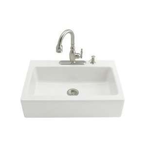   Apron Front Kitchen Sink   1 Bowl   K6546 3 55