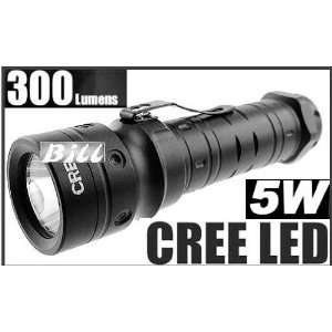  300 Lumens Cree LED Flashlight 5w Waterproof Bicycle 