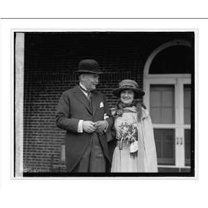    Historic Print (L) Hon. & Mrs. Benj. L. Fairchild