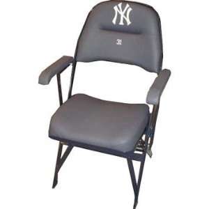 Javier Vazquez #31 2010 Yankees Game Used Clubhouse Chair   Game Used 