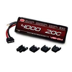 Venom 1580 4000mAh 11.1V 3S 20C LIPO w/ Universal Plug  